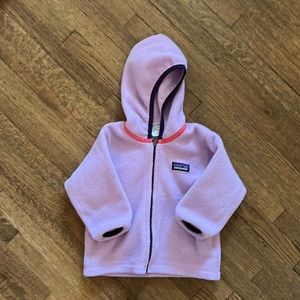 Baby Patagonia Purple force hooded Jacket 6-12 months
